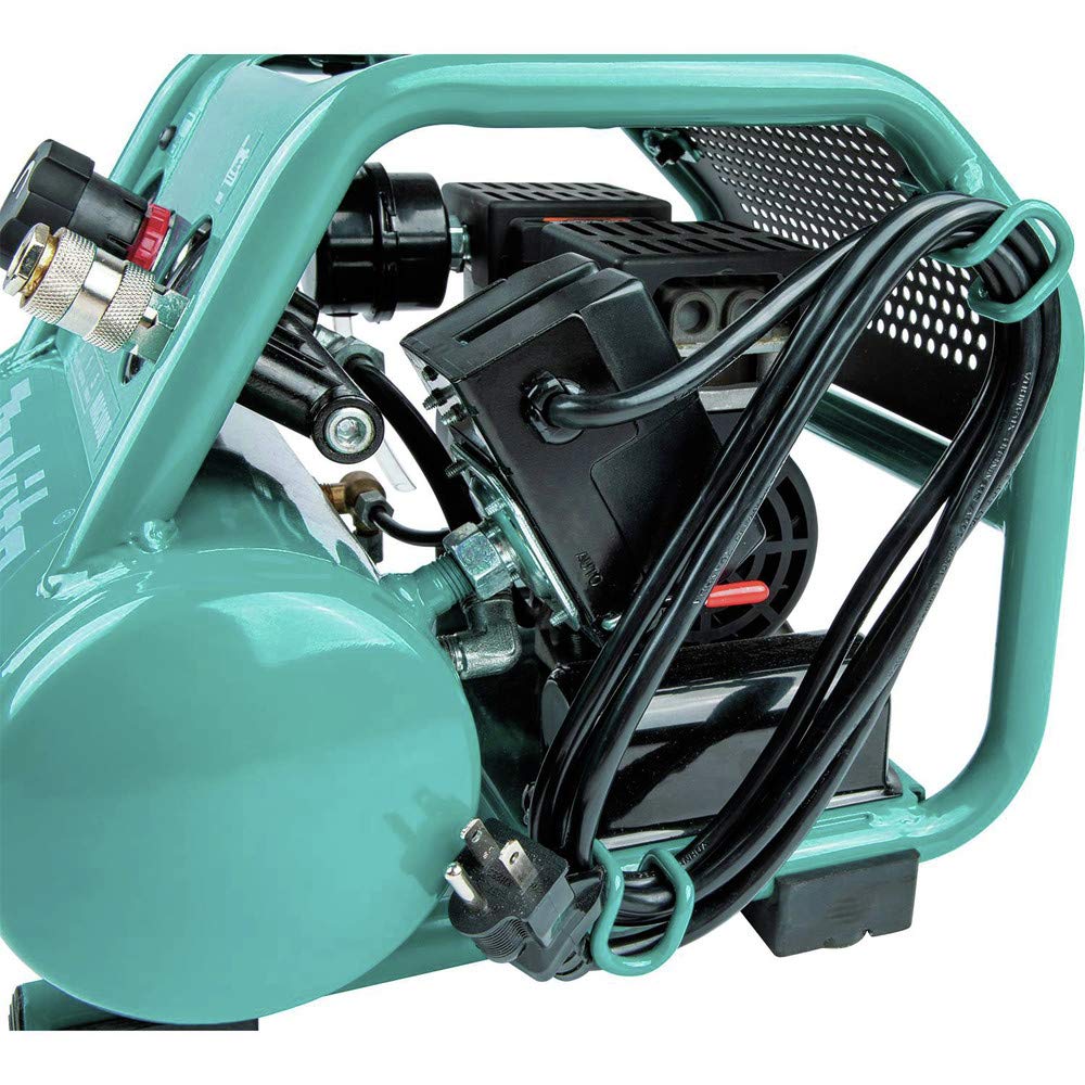 Makita MAC100Q Quiet Series, 1/2 HP, 1 Gallon Compact, Oil-Free, Electric Air Compressor