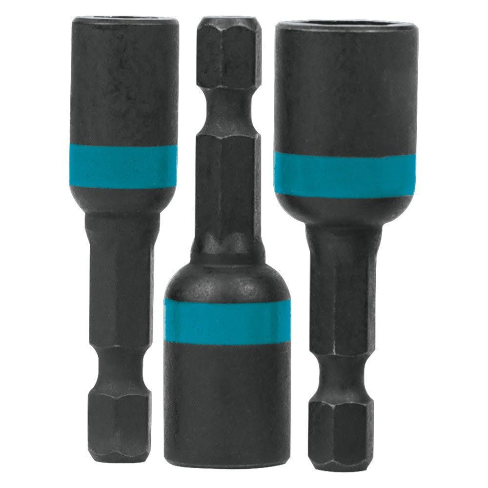 Makita A-97265 Impactx 3 Pc 1-3/4″ Magnetic Nut Driver Set