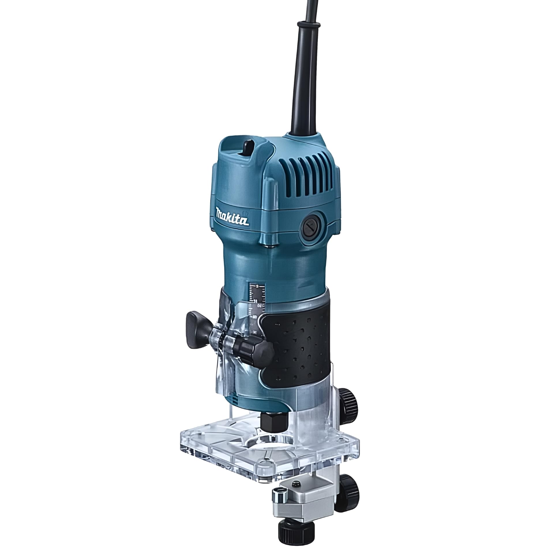 Makita 3709 1/4" Fixed Base Laminate Trimmer Teal