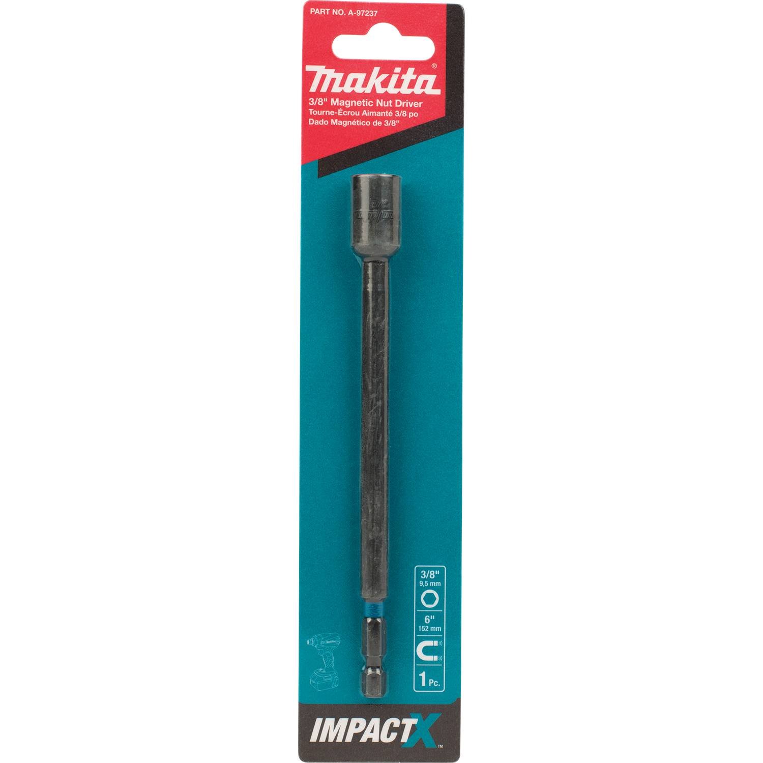 Makita A-97237 Impactx 3/8″ x 6″ Magnetic Nut Driver