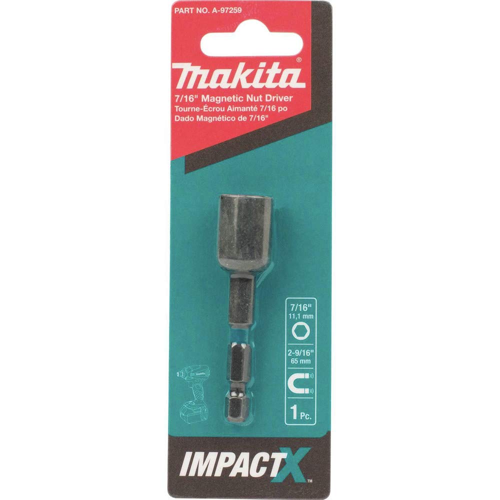 Makita A-97259 Impactx 7/16″ x 2-9/16″ Magnetic Nut Driver