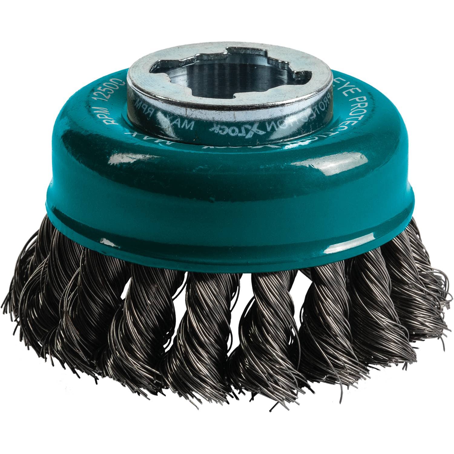Makita D-72621 X-Lock 3-1/8" Carbon Steel Knot Wire Cup Brush