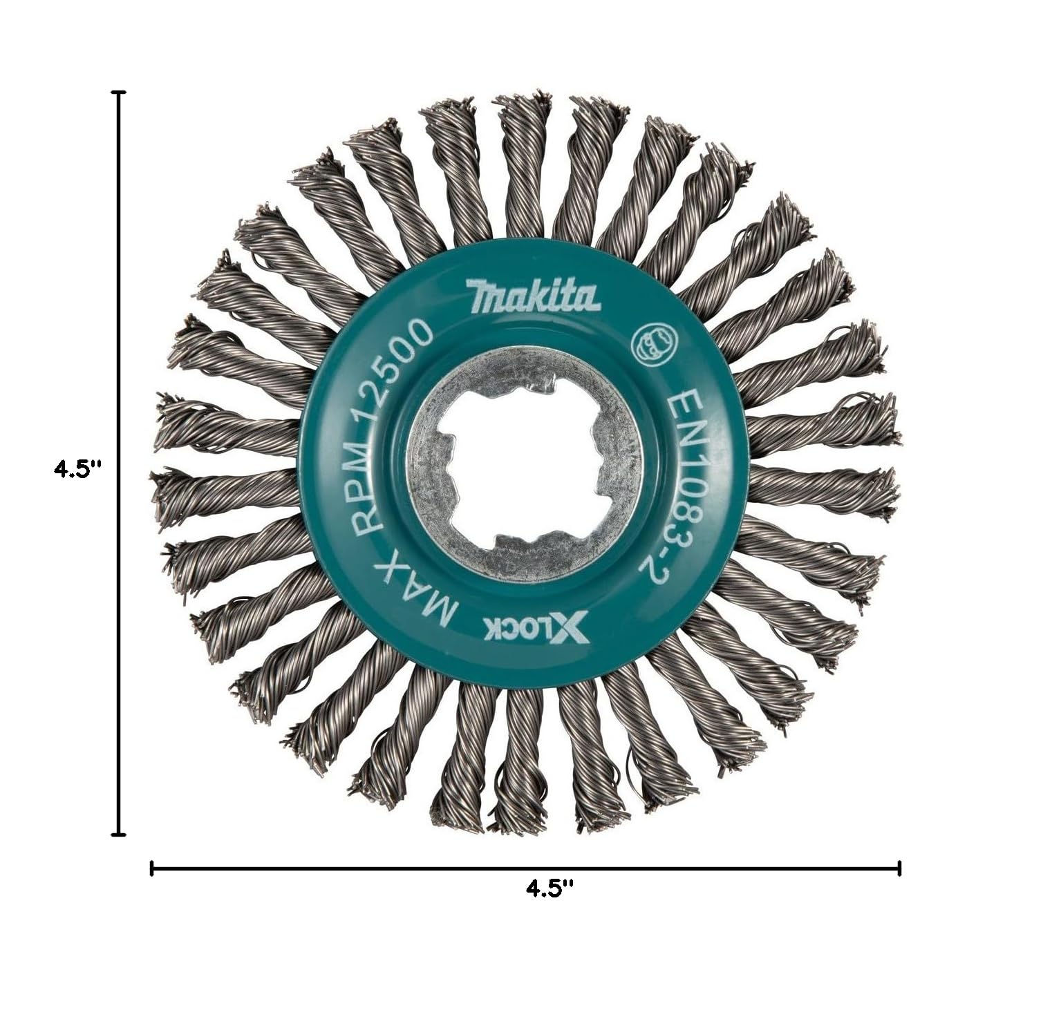 3816-makita-d-72659-x-lock-4-1-2-carbon-steel-stringer-bead-twist-wire-wheel-8.jpg Makita D-72659 X-Lock 4-1/2" Carbon Steel Stringer Bead Twist Wire Wheel