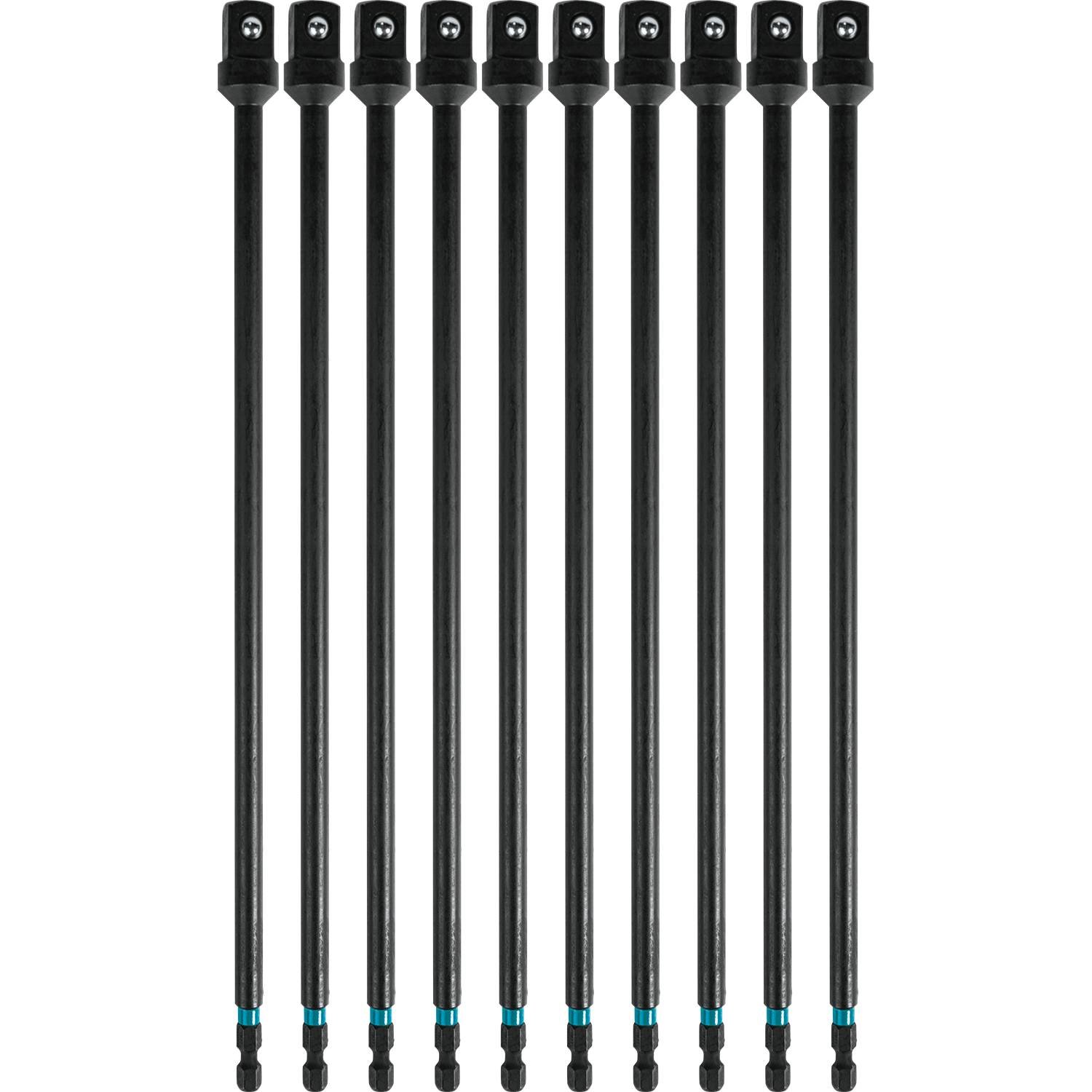 Makita A-99443 Impactx 1/2″ x 12″ Socket Adapter, 10 Pack, Bulk