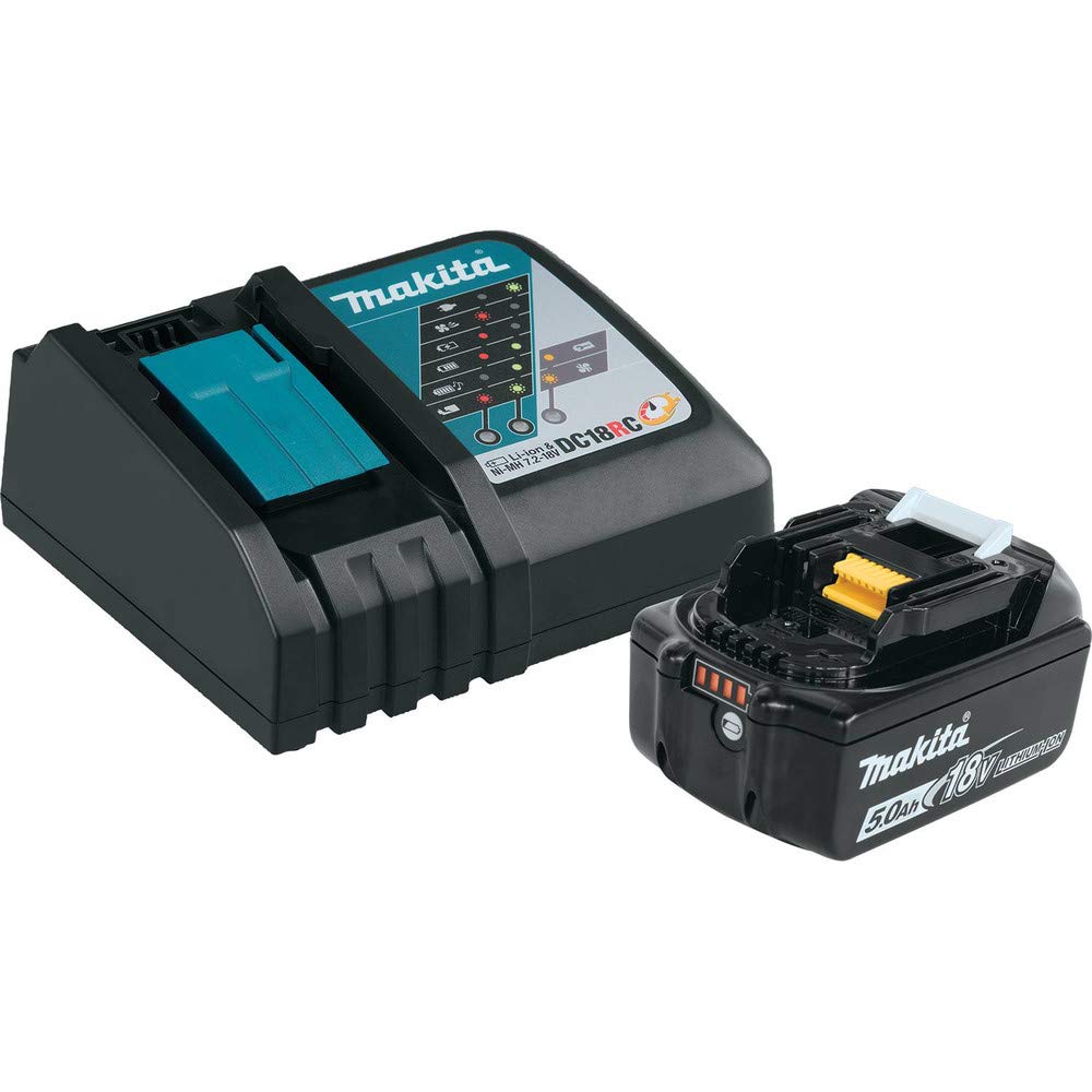 Makita BL1850BDC1 18V LXT® Lithium-Ion Battery and Charger Starter Pack (5.0Ah)