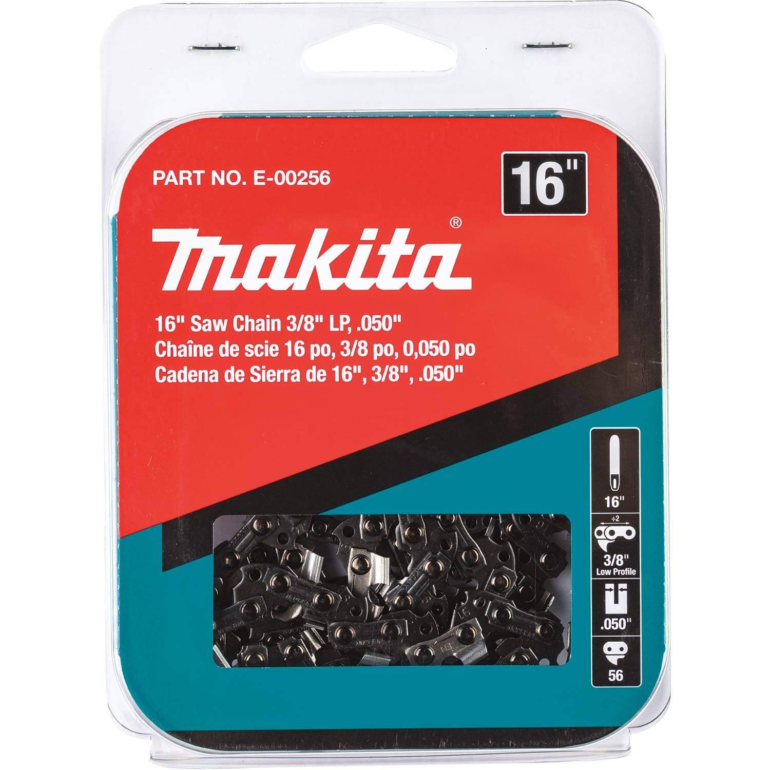 509-makita-e-00256-16-saw-chain-3-8-lp-.050-2.jpg Makita E-00256 16" Saw Chain, 3/8" LP, .050"