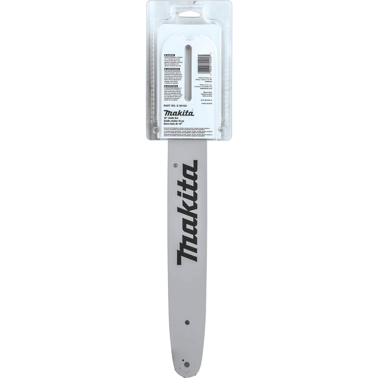 512-makita-e-00103-16-guide-bar-3-8-lp-.050-3.jpg Makita E-00103 16" Guide Bar, 3/8” LP, .050”