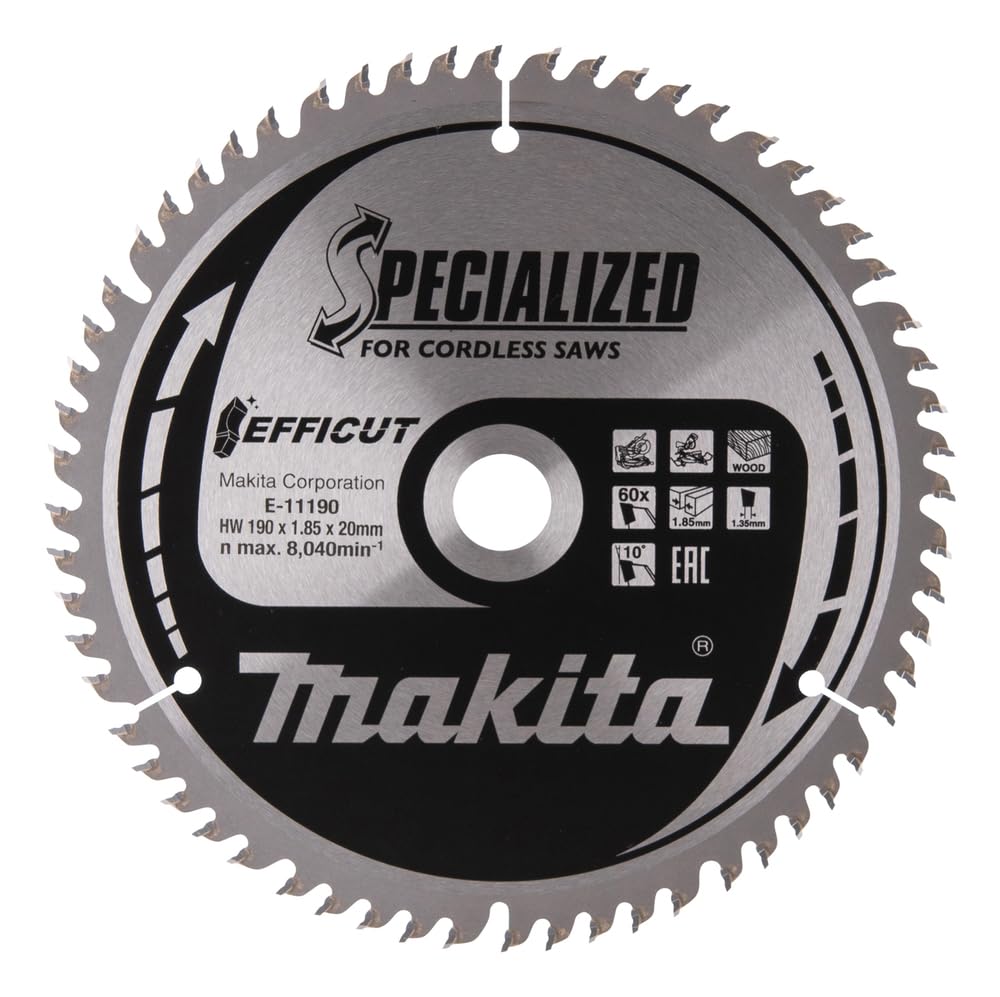 Makita E-11134 7-1/2" 60T Carbide-Tipped Max Efficiency Miter Saw Blade