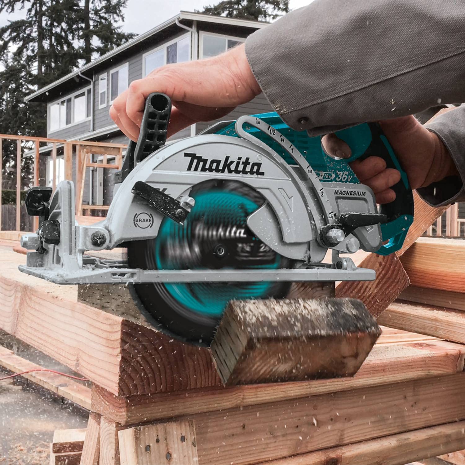 Makita B-61656-3 7-1/4" 24T Carbide-Tipped Max Efficiency Circular Saw Blade, Framing, 3/pk