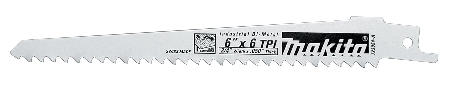 Makita 723078-A-5 8-Inch Prog. Wood Cutting Recip Blade, 5-Pack
