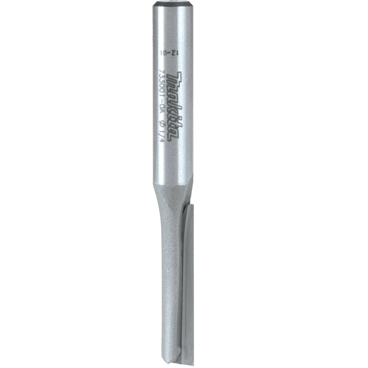 Makita 733001-0A 1/4-Inch Straight Bit and 1-Flute 1/4-Inch Short Carbide Tip