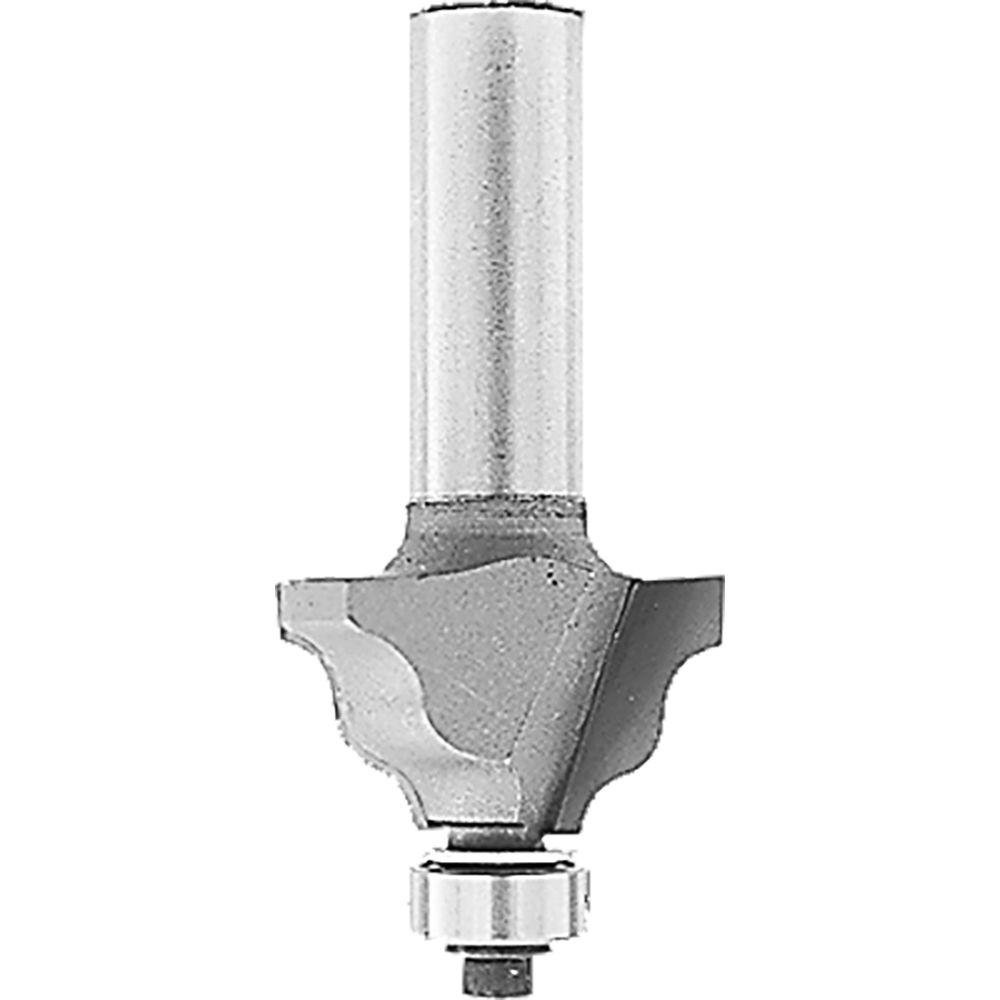 Makita 733125-6A Router Bit Wavy Edge, 2 Flute, 1/4-Inch SH, C.T.