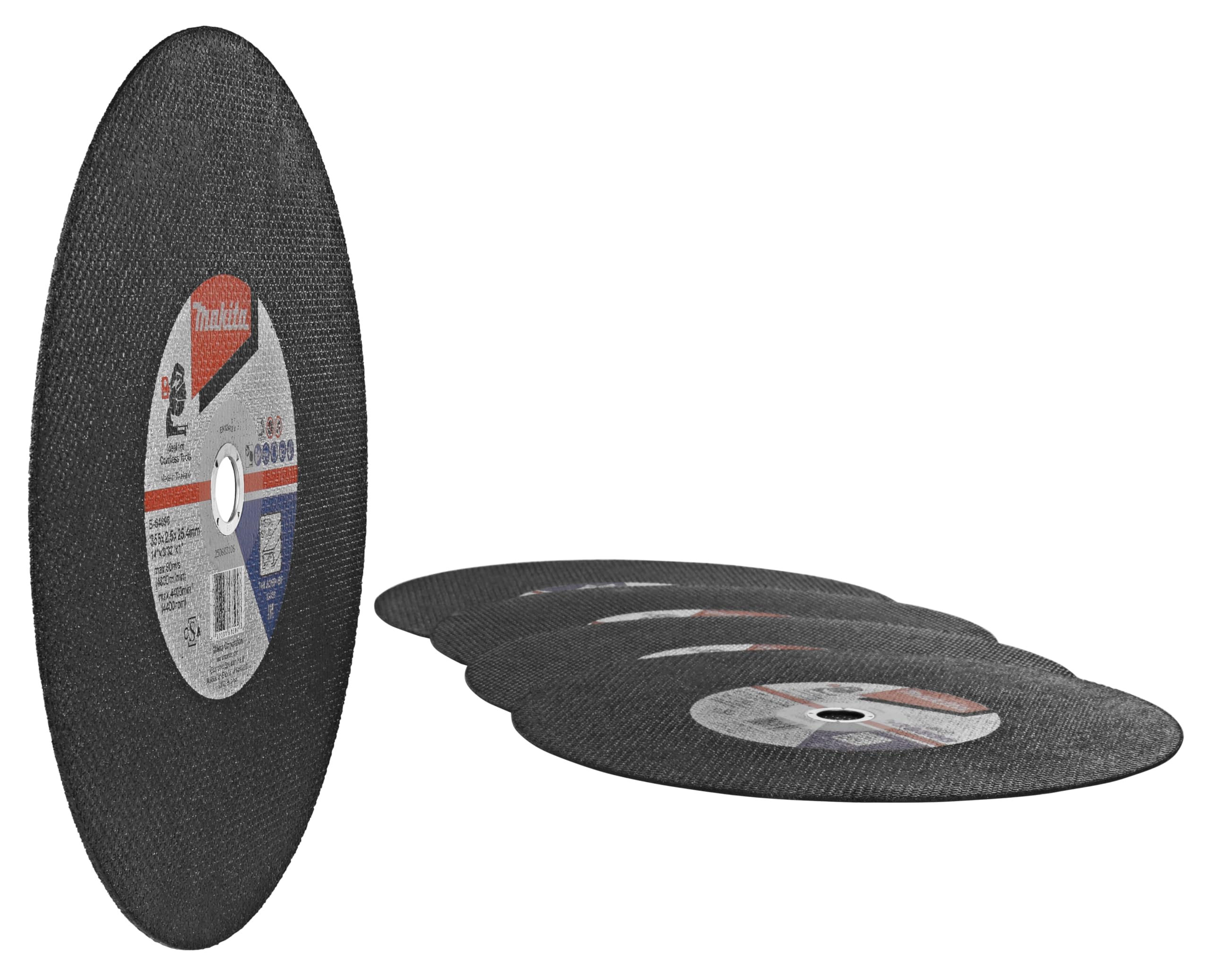 Makita B-64705-5 14" x 1" x 3/32" Abrasive Cut-Off Wheel, 5/Pk