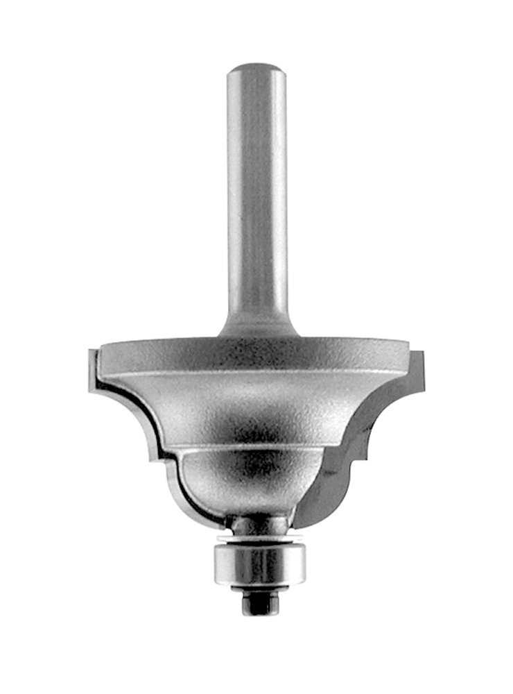Makita 733281-A Router Bit 1/4-Inch Double Roman Ogee, 2 Flute, 1/4-Inch SH, C.T.
