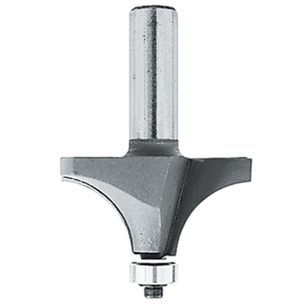 Makita 733292-A 5/8-Inch Corner Rounding 2-Cutting Flutes Carbide Top Router Bit, 1/2-Inch Shank